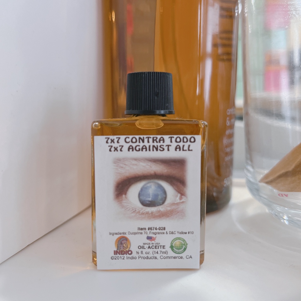 Tinh Dầu về BẢO VỆ BẢN THÂN, NHÀ Ở, NƠI KINH DOANH Indio, Seven Sisters, Psychic Oil, 7s Blessing Oil, 7 Sisters Cologne