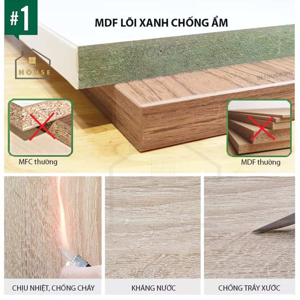 Kệ lò vi sóng 2 tầng mã 145 9House để lò nướng nồi cơm điện khung sắt dày tĩnh điện chống rỉ mặt gỗ chống thấm nước