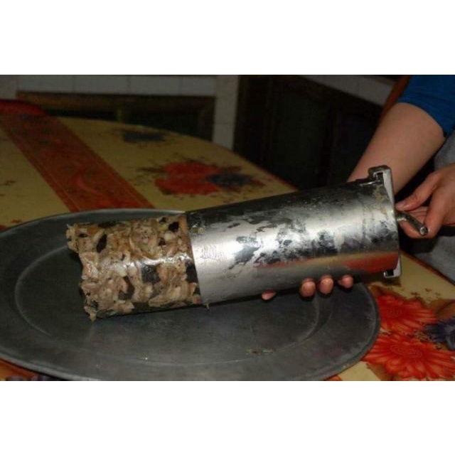 Khuôn làm giò inox. khuôn làm bánh 1kg ,2kg
