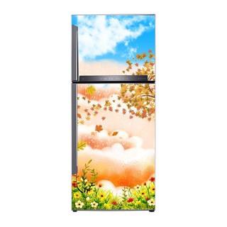 Decal dán trang trí tủ lạnh mẫu phong cảnh 2