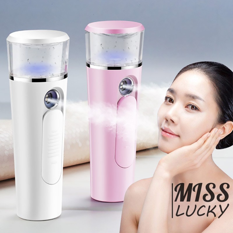 ❤HHN-VN Portable Face Nano Spray Bottle Facial Hair Steamer Face Sprayer Cold Beauty Hydrating Skin 