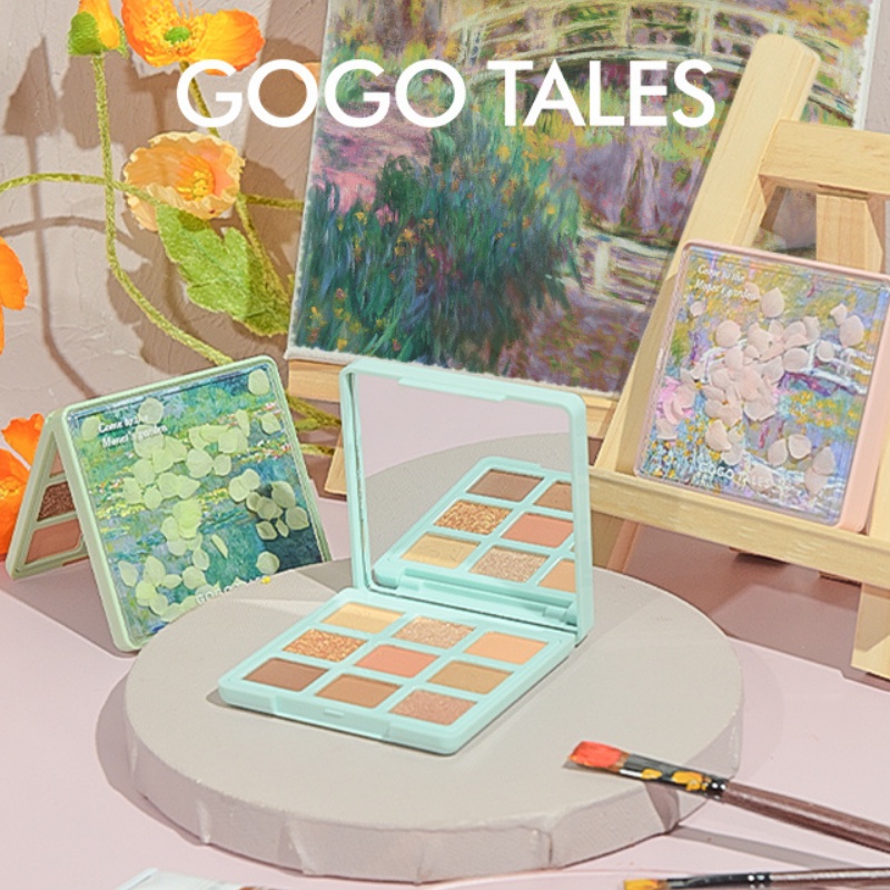 [Có sẵn] [ Phấn mắt GOGO TALES ] Bảng phấn mắt GOGO TALES 9 màu Monet Garden GT289 [Hàng Auth - Chọn màu]