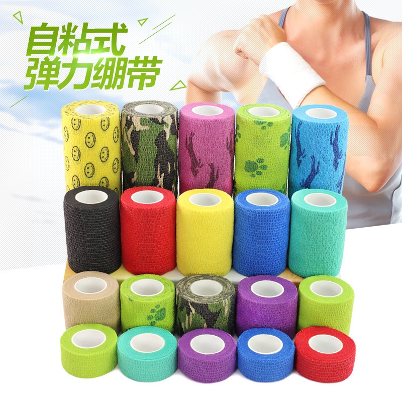 Băng Quấn Thể Thao Co Giãn Tự Dính Hỗ Trợ Khuỷu Tay/Đầu Gối/Đầu Gối/Đầu Gối Độ Đàn Hồi Cao