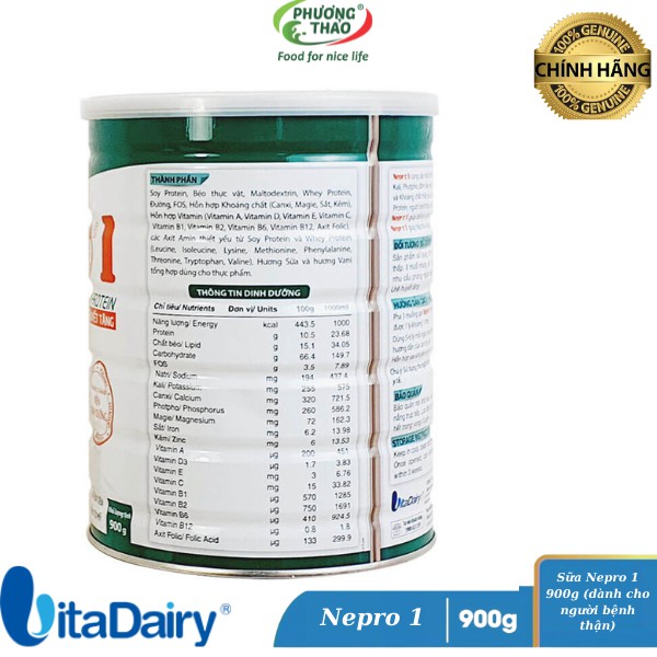 Sữa Nepro 1 900g (dành cho người bệnh thận) Date 2023