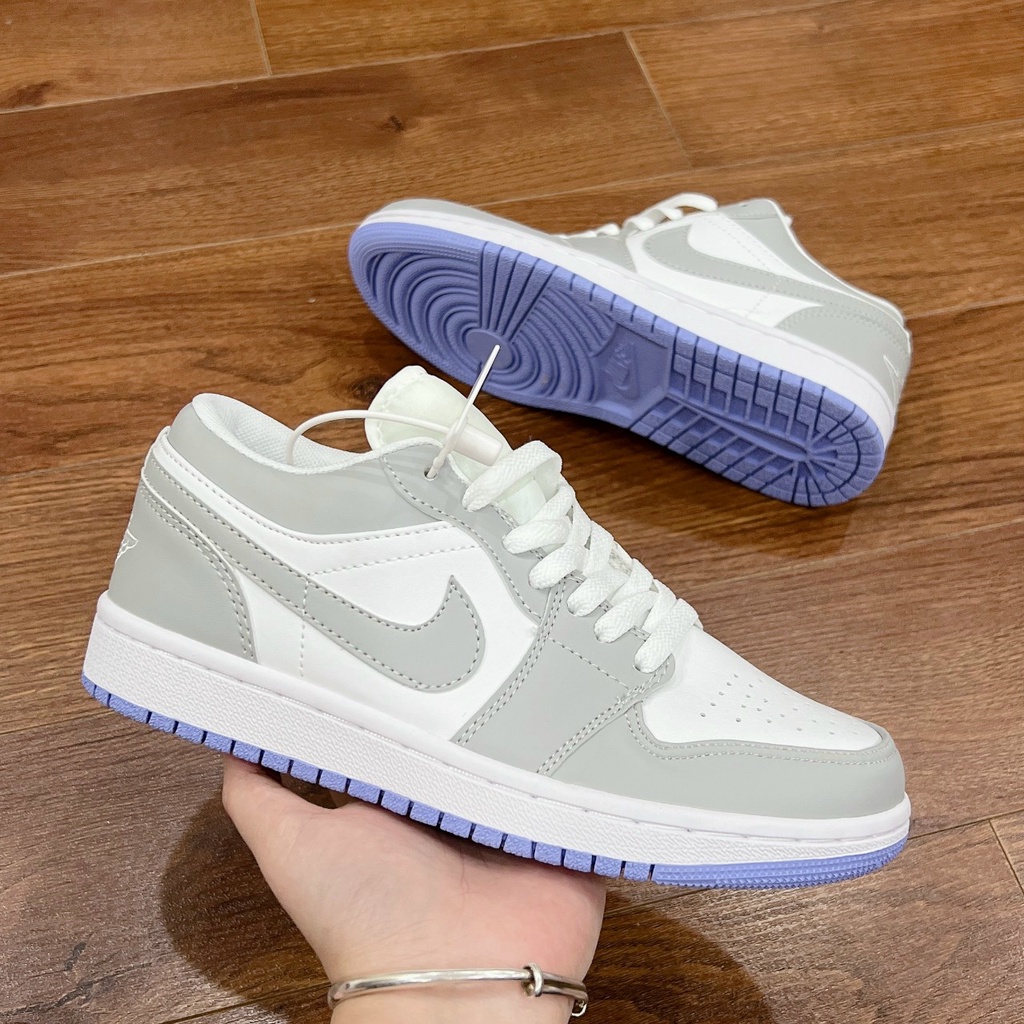 GIÀY JORDAN XÁM ĐẾ XANH CAO CẤP FULL BOX FREE SHIP