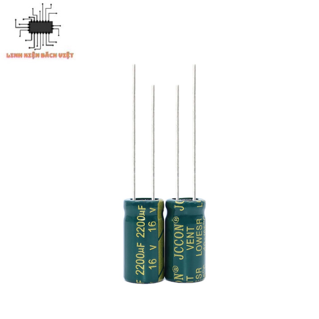 Tụ hóa 16V 2200uF 10x20mm chính hãng