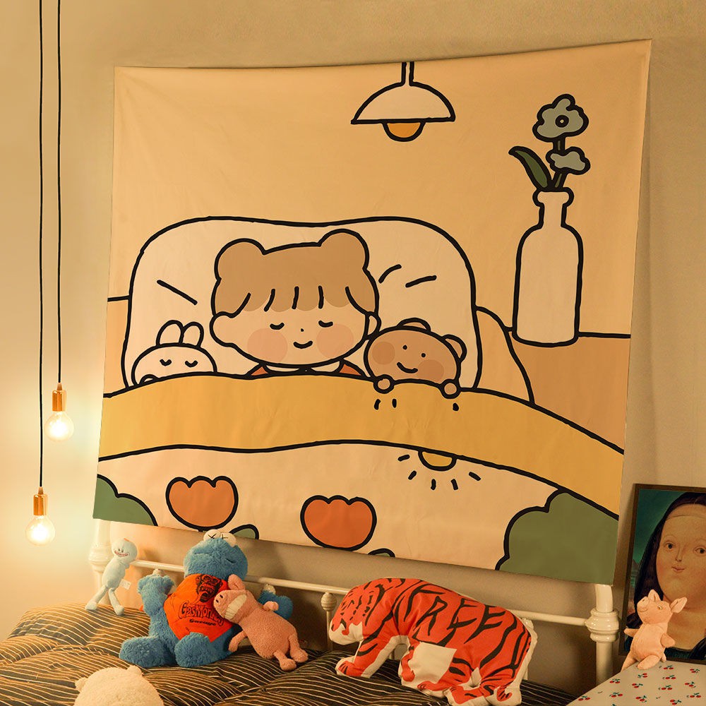 Thảm Treo Tường Trang Trí Dễ Thương Kích Thước 150x130cm