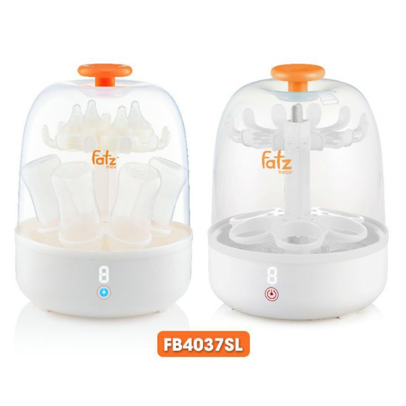 Máy Tiệt Trùng Bình Sữa Hơi Nước Điện Tử Có Màn Hình Led Fatzbaby FB4037SL - Bảo hành 12 tháng toàn quốc