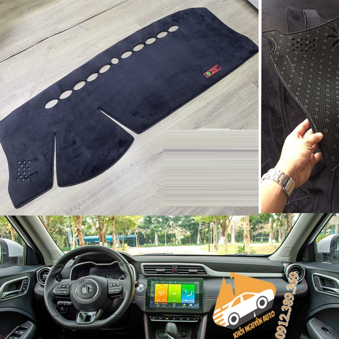 Thảm Taplo xe MG ZS Chống Trượt 3 Lớp CHẤT LIỆU NHUNG MỊN Loại 1