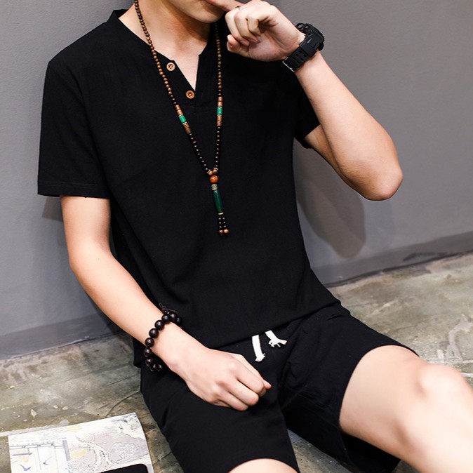 HÀNG HÓT [FREESHIP _50K] Áo Đũi Nam Cổ Tàu Mềm Mát Phong Cách Thời Trang Hàn Quốc | BigBuy360 - bigbuy360.vn