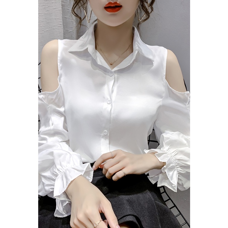 Áo Kiểu Tay Phồng Hở Vai Thời Trang Mùa Thu Hàn Quốc 2020 | BigBuy360 - bigbuy360.vn