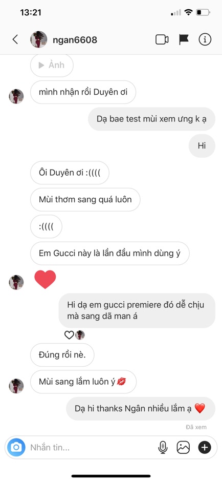 Nước hoa mini 20ml GUCCI PREMIERE | Thế Giới Skin Care