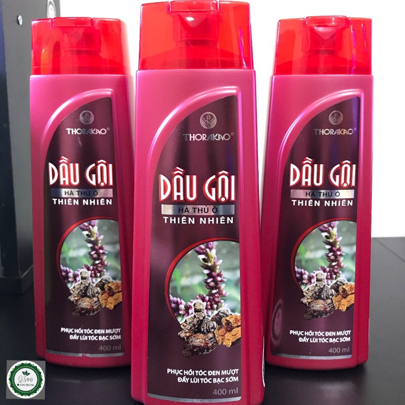 DẦU GỘI THORAKAO Bồ Kết,Hà Thủ Ô 400ml