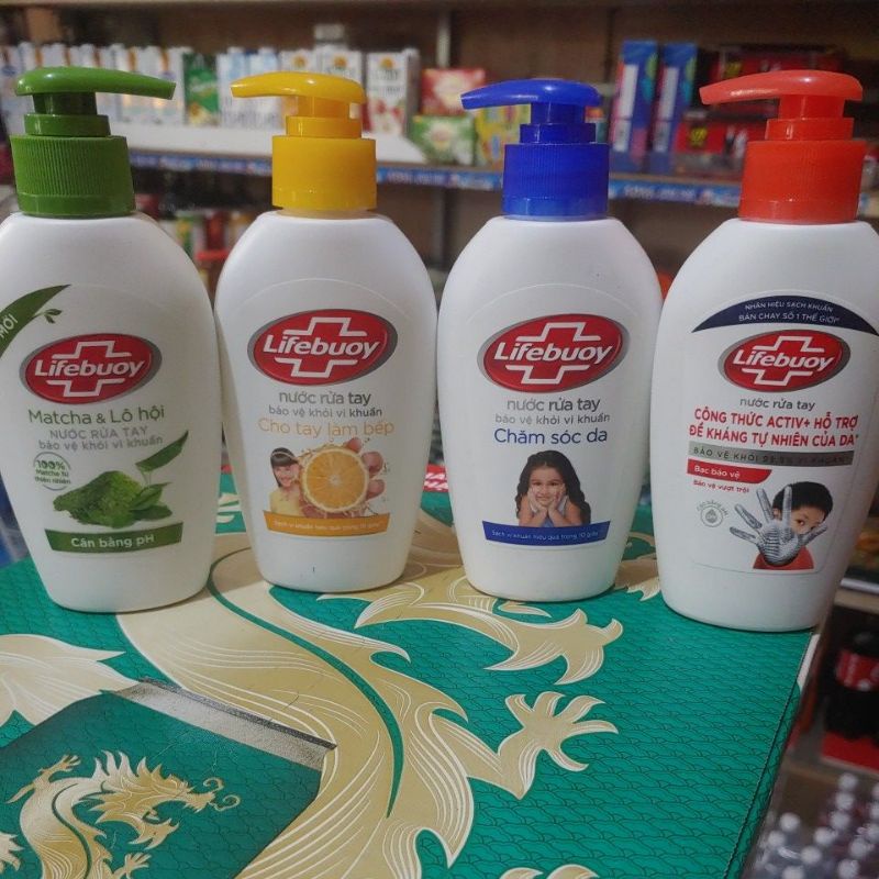 Nước rửa tay Lifebuoy chai 180g