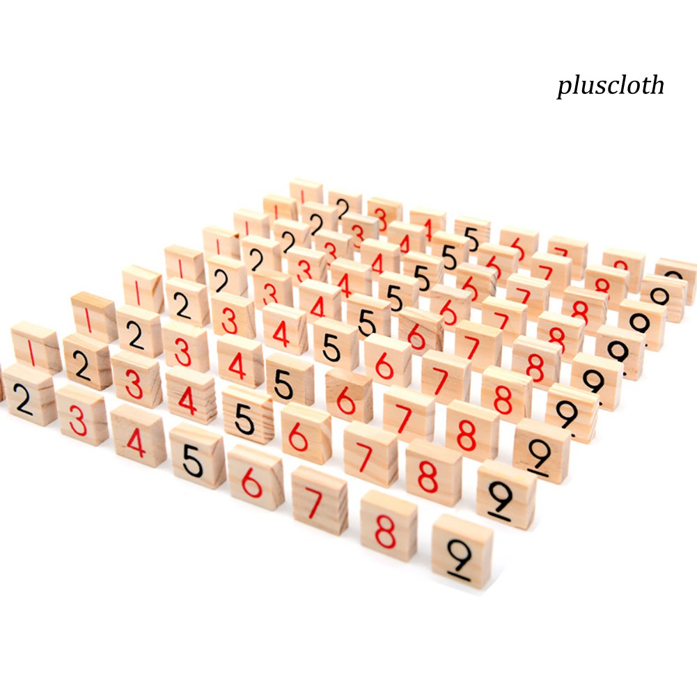 Bộ Cờ Sudoku Gỗ Từ 1 Đến 9 Đồ Chơi Giáo Dục Cho Bé
