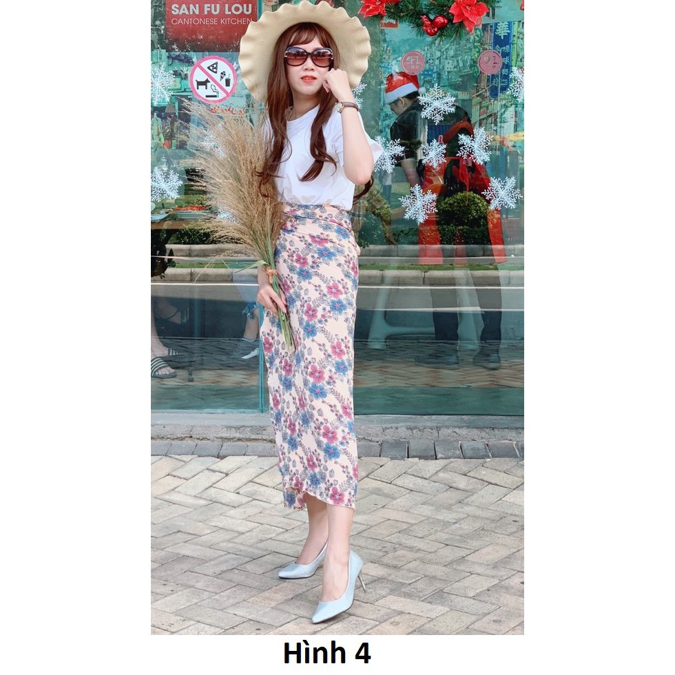 [Hàng có sẵn] Chân Váy Đi Biển Dáng Dài Vintage Mặc Được Nhiều Kiểu, Váy Quấn Buộc Dây | BigBuy360 - bigbuy360.vn