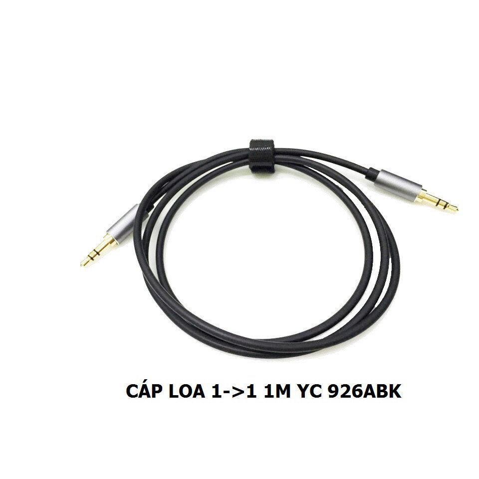 cáp loa 2 đầu 3.5mm UNITEK 1M YC 926ABK