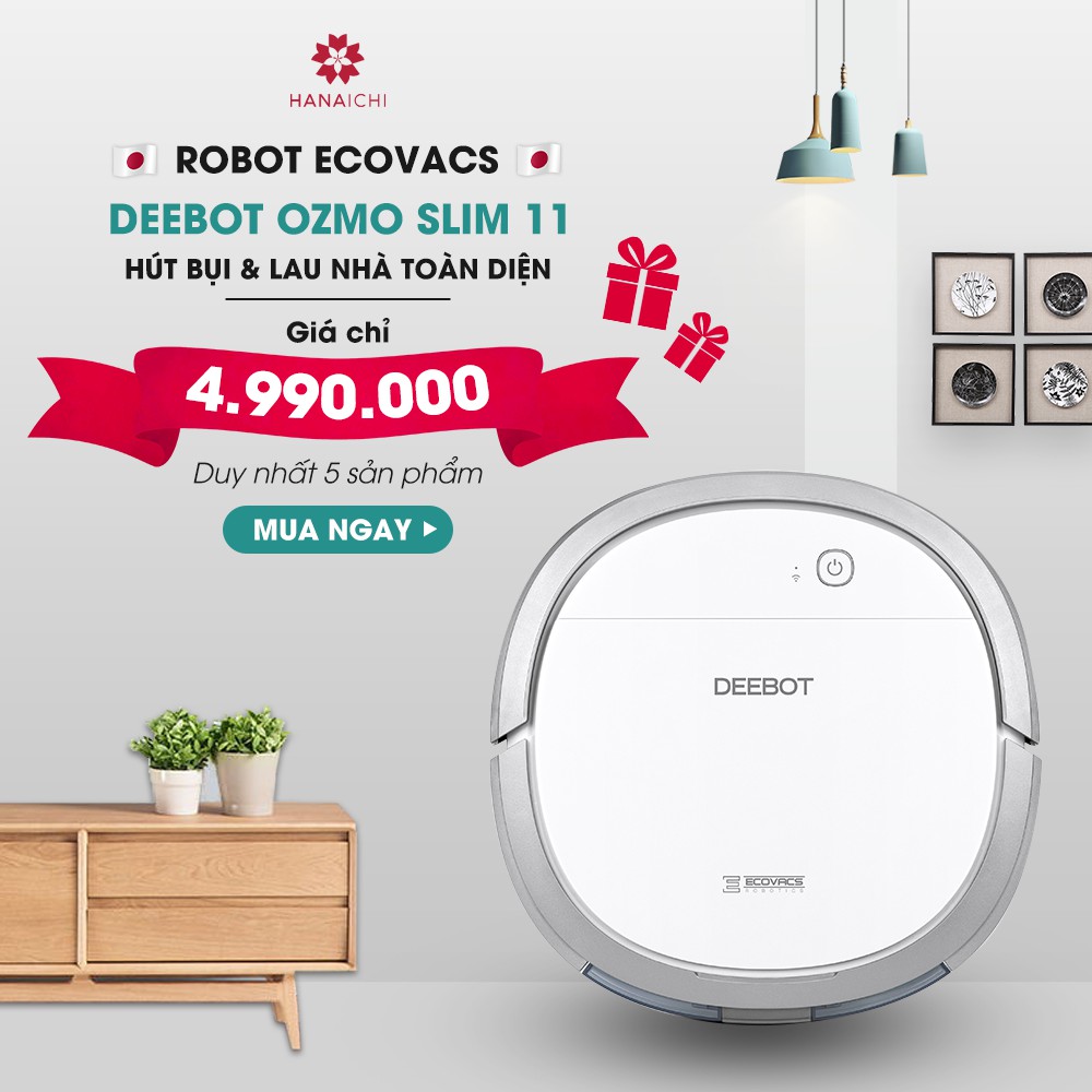 Robot hút bụi ECOVACS DEEBOT Slim 11