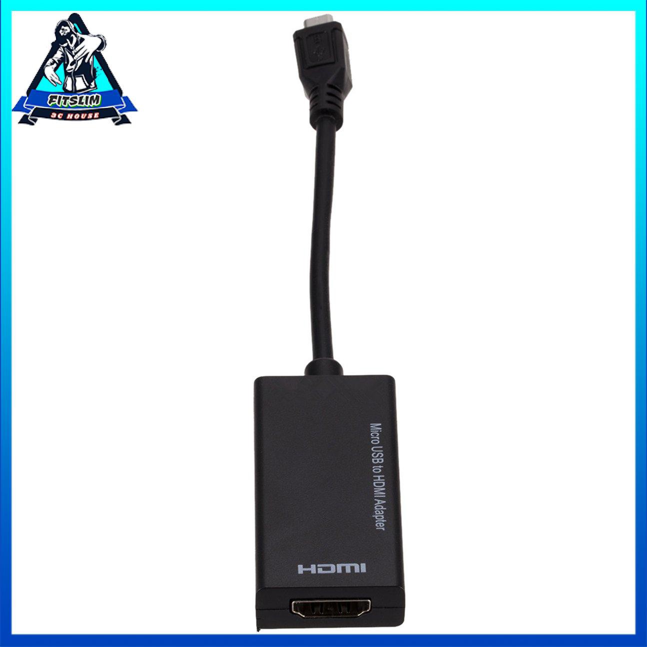 Cáp chuyển đổi Micro USB sang HDMI Nam sang Nữ 1080P HD cho thiết bị MHL