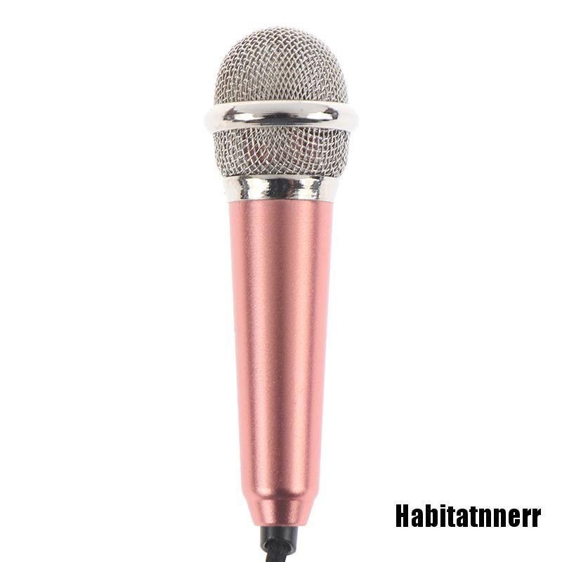 Micro Hát Karaoke Mini Giắc Cắm 3.5mm Chuyên Dụng Cho Điện Thoại Pc