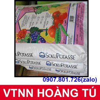 Phân bón Kali sunphat, K2SO4 52-18, Potassium sulfate, SoluPotasse ( GÓI 1kg)