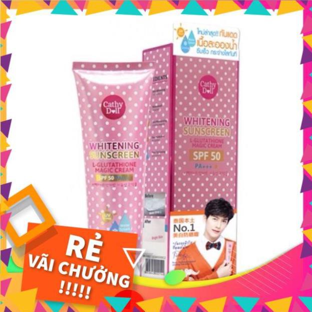 KEM CHỐNG NẮNG MAKE UP BODY WHITENING SUNSCREEN – CATHY DOLL 138ml