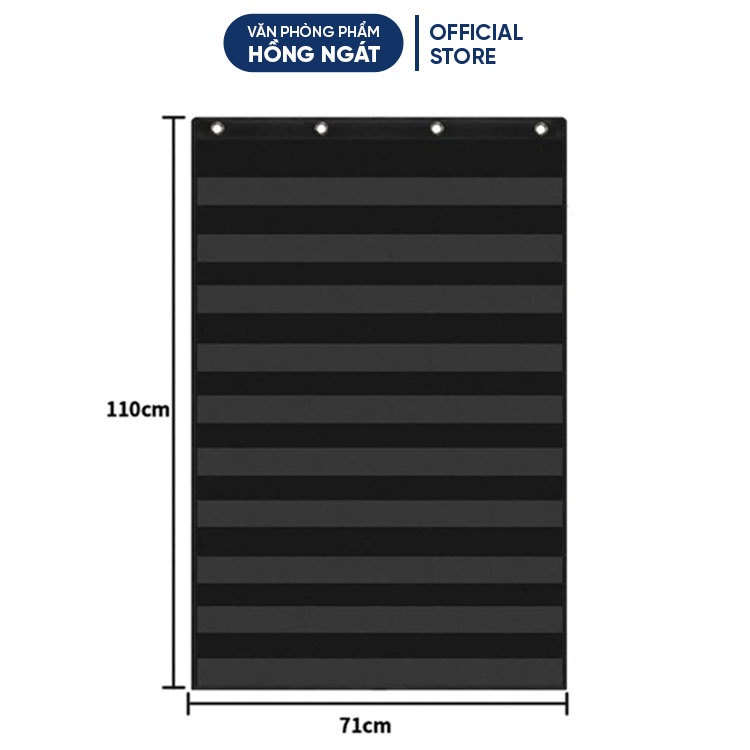 Bảng cài thẻ pocket chart 10 tầng, đồ dùng học tập giáo cụ dạy học tiếng anh văn phòng phẩm GC19