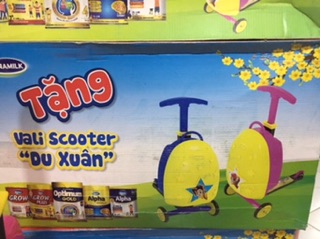 Xe vali scooter Vinamilk