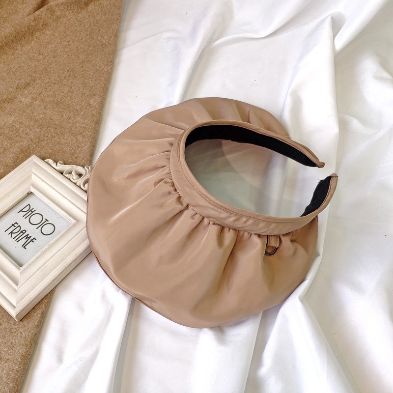 Mũ Chống Nắng Mùa Hè Kiểu Vỏ Sò Màu Tương Phản Phong Cách Hàn Quốc Cho Nữ