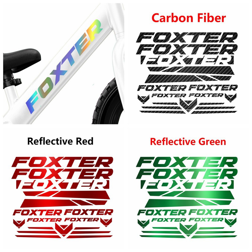 Decal Sợi Carbon Foxter Dán Xe Đạp Leo Núi