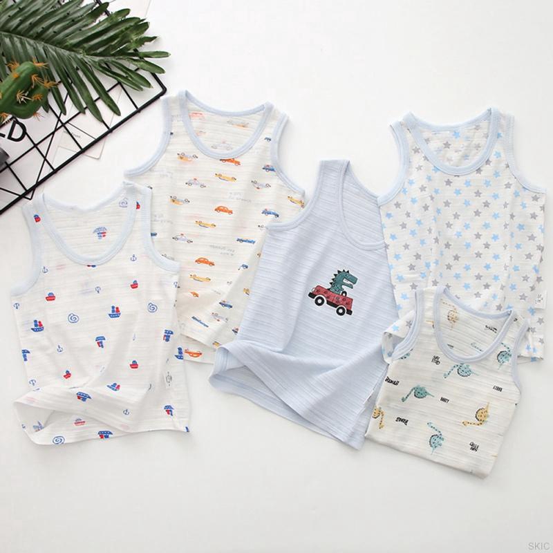 Áo Thun Ba Lỗ In Hình Cho Bé