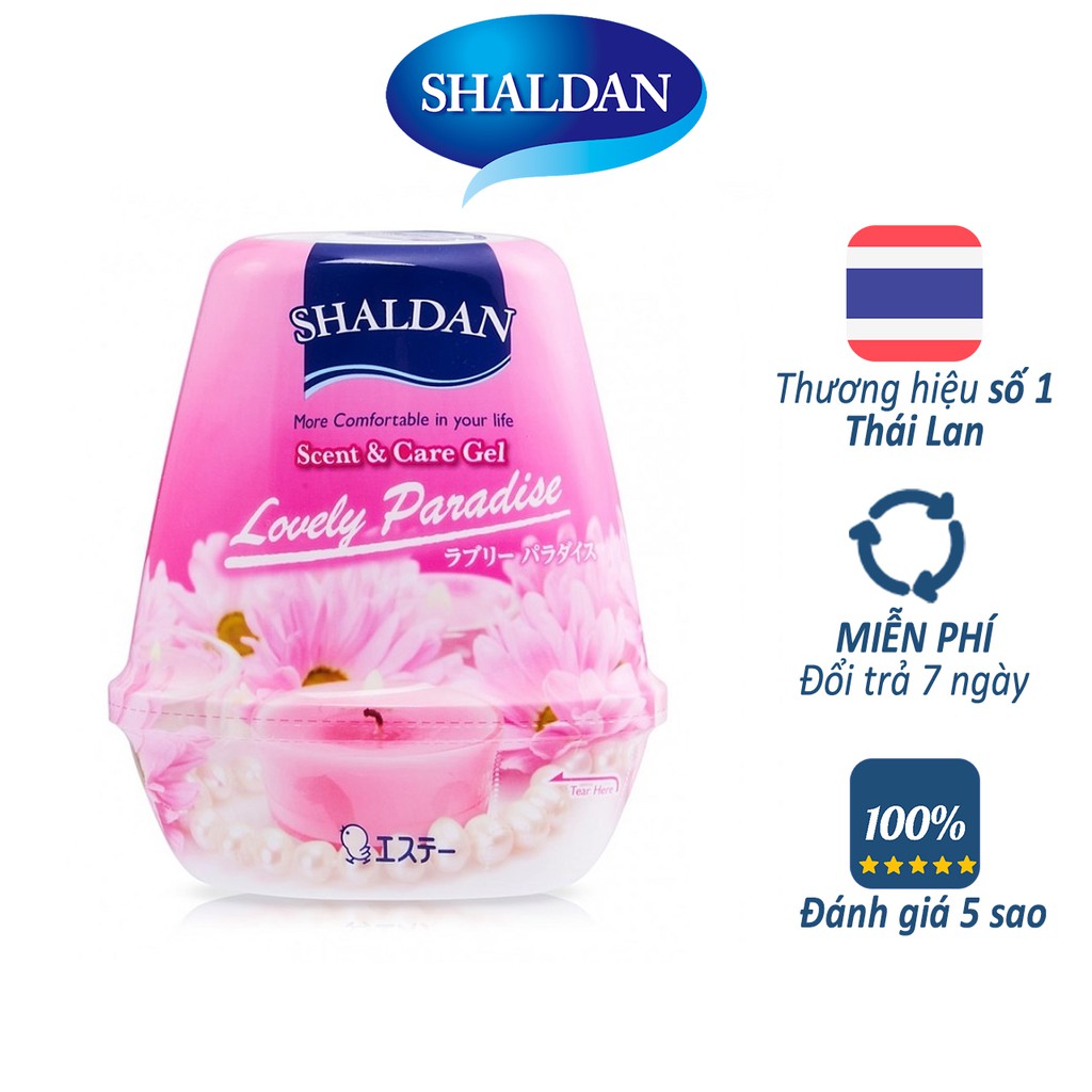 Sáp thơm phòng khử mùi SHALDAN 180g, Sáp thơm nhiều hương hoa đặc biệt