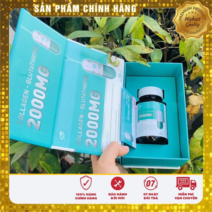 Bạn mới nhập COSHBM -50% đơn 0Đ viên glutathione 2000mg, viên uống trắng