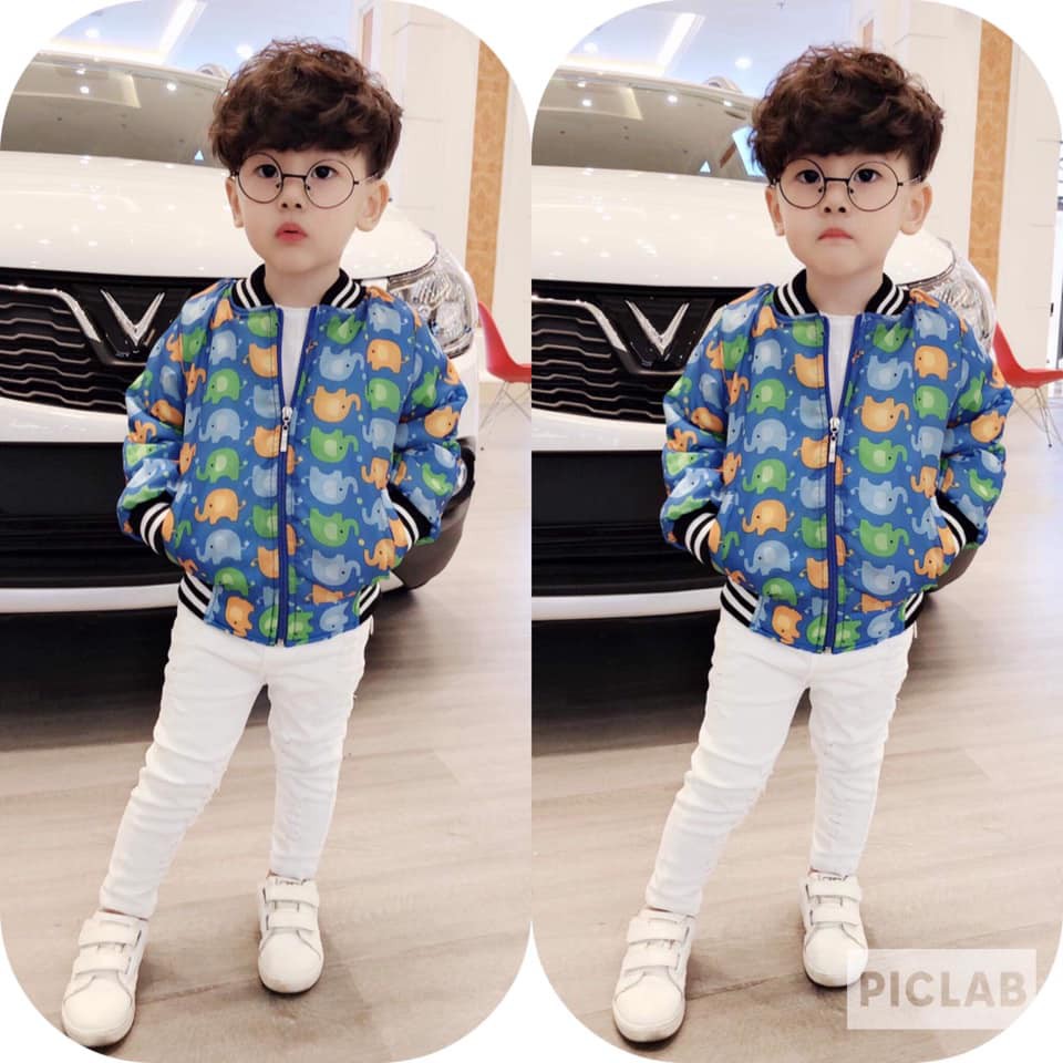 áo phao lót lông cừu xuất dư siêu đẹp cho bé trai bé gái