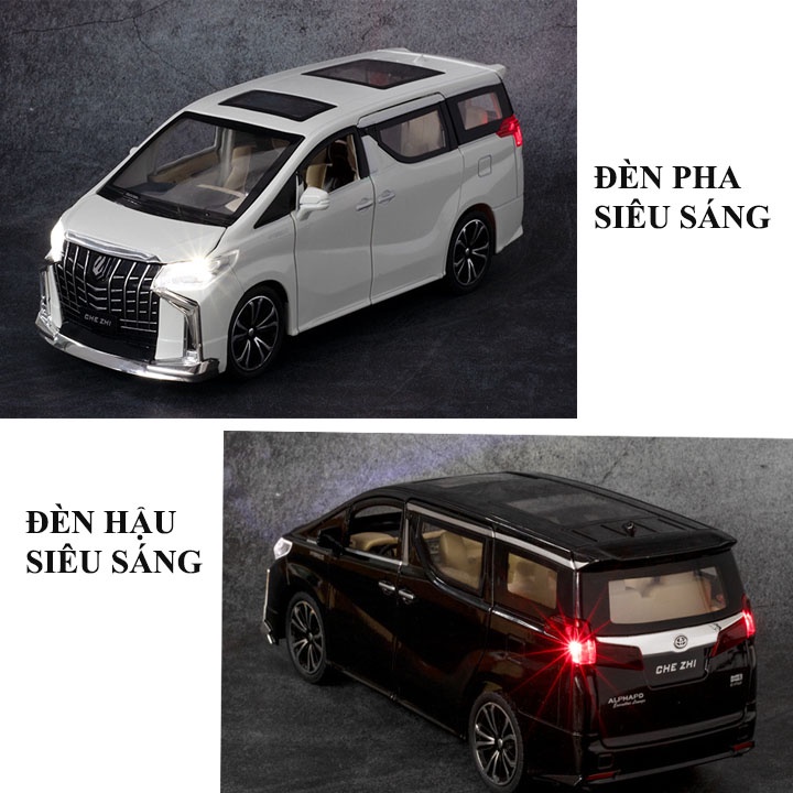 Xe mô hình TOYOTA Alphard 2019 luxury tỉ lệ 1:24 sang trọng đẳng cấp