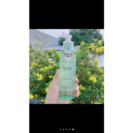 EUCERIN GEL RỬA MĂT CHO DA MỤN PRO ACNE CLEASING GEL 200ML