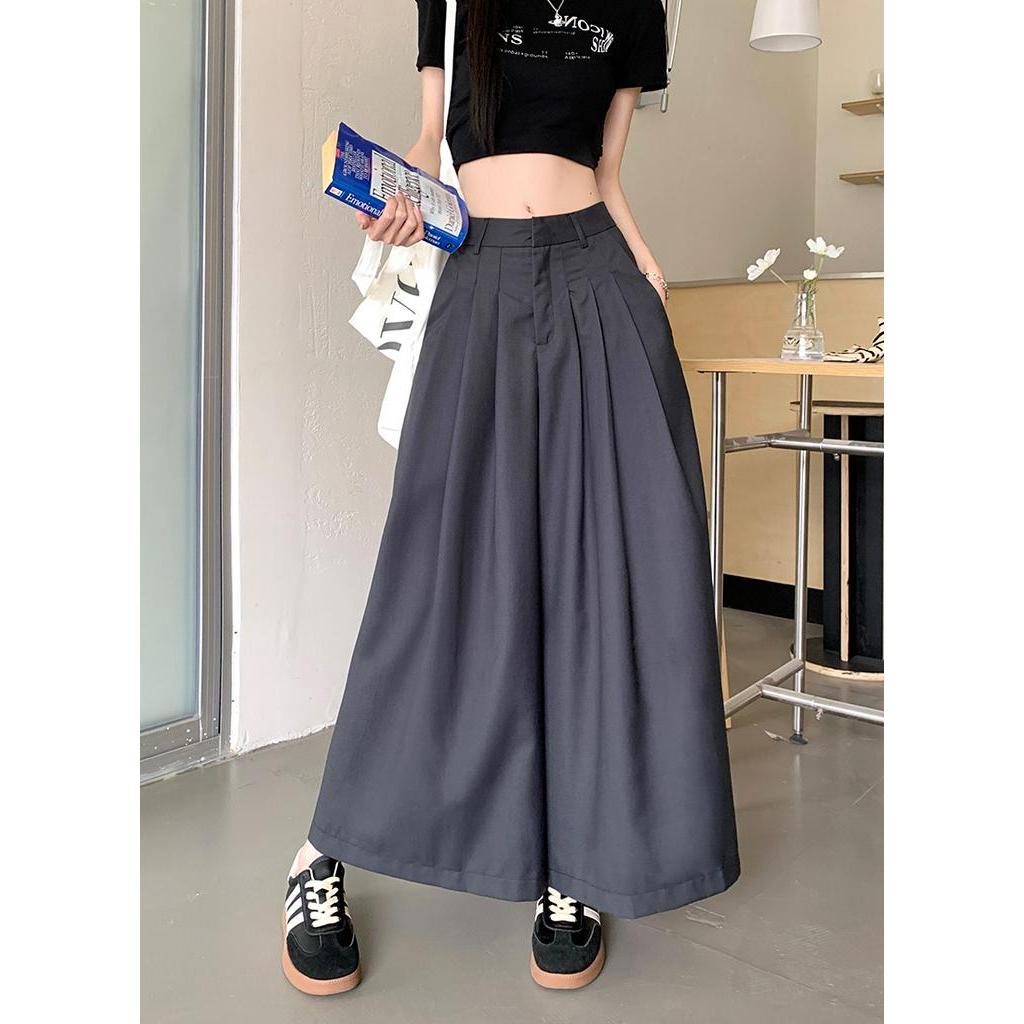 Quần Culottes Ống Rộng Xếp Ly Phong Cách Mới Mùa Hè 63920