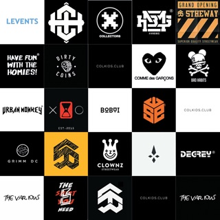 Set 25 local brand size 6x6cm