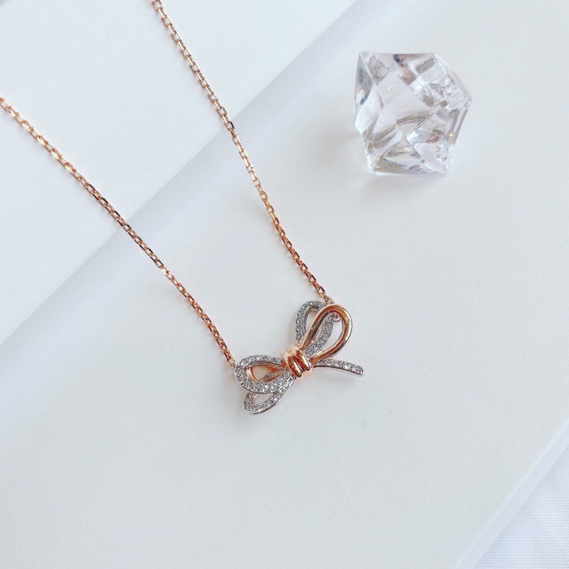 Vòng Cổ Nơ- Màu Rose