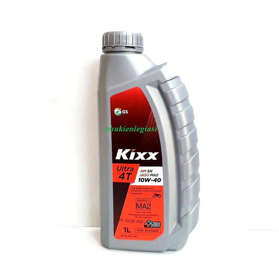 (Thùng 12 chai) Nhớt Kixx 10W40 Fully Synthentic xe số tổng hợp toàn phần nhập khẩu Hàn Quốc