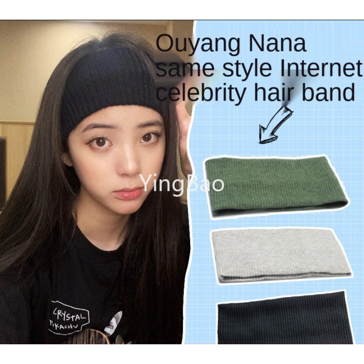 Băng Đô Cài Tóc Dệt Kim Thời Trang Unisex