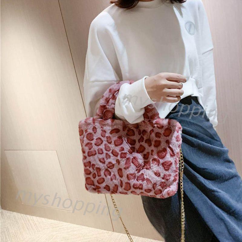 túi đeo vai dành cho nữ Nữ Đeo Chéo Họa Tiết Da Báo