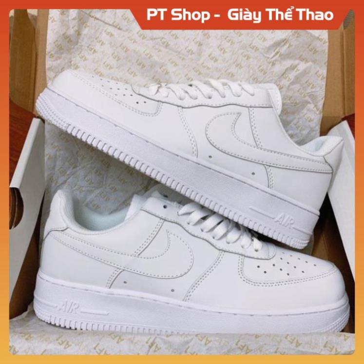 [FreeShip - Hàng SỊn Sò] Giầy Air Force 1 trắng nam nữ siêu đẹp, Giày Sneaker Thể Thao AF1 Full bill box, PT Shop