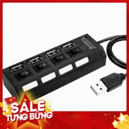 [Hàng loại 1] Bộ chia usb hup 1 ra 4 có công tắc -PC