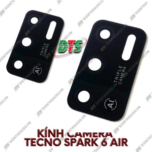 Kính camera tecno Spark 6 Air kèm keo dán