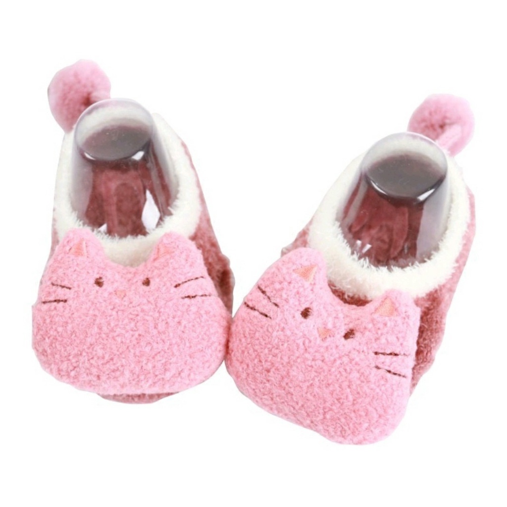 (GB15) Giày tập đi đế mềm, vải in hình con vật siêu xinh cho bé hàng Quảng Châu Cao Cấp