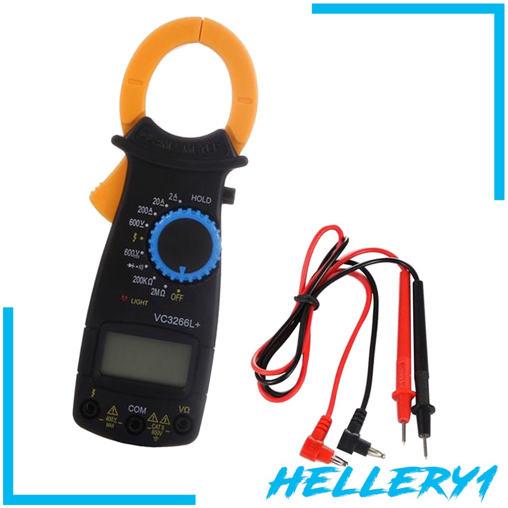 [Hellery1] Kẹp Vạn Năng Kế Kỹ Thuật Số AC DC Đo Điện Áp Ampe Kế Ampe Kế