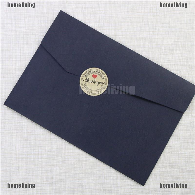 ❤❤Set 12 Sticker In Chữ Handmade with Love Bằng Giấy Kraft 38mm Dùng Để Trang Trí Tiệc Cưới