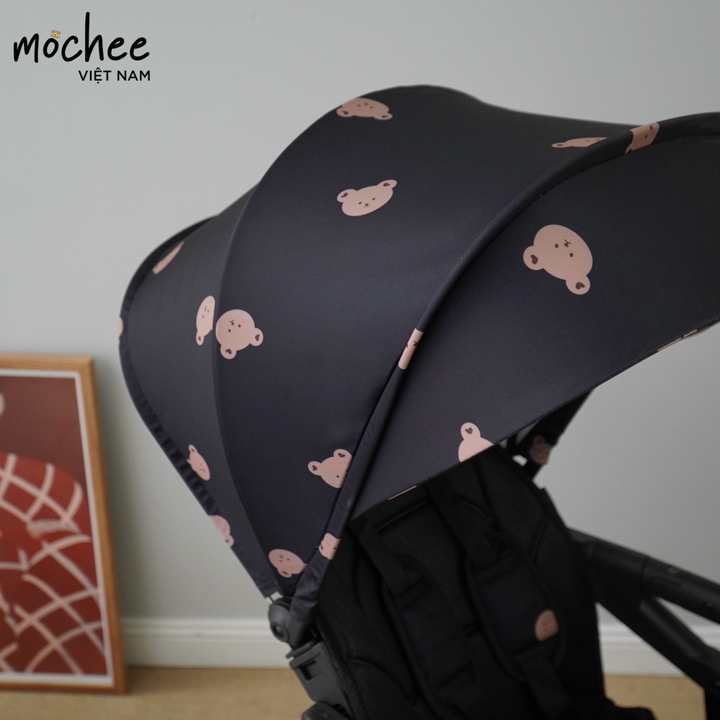 Xe đẩy gấp gọn 2 chiều cho bé Mochee travel, xe nôi trẻ em đa năng du lịch