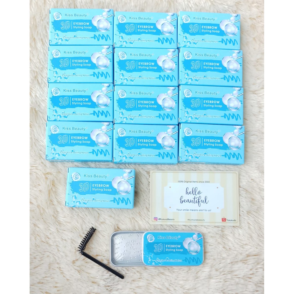 (hàng Mới Về) Xà Phòng Tạo Kiểu Lông Mày Kiss Beauty 10gr | BigBuy360 - bigbuy360.vn